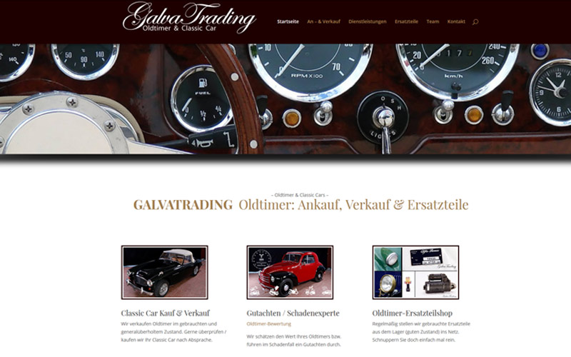 GALVATRADING Oldtimer: Ankauf, Verkauf & Ersatzteile